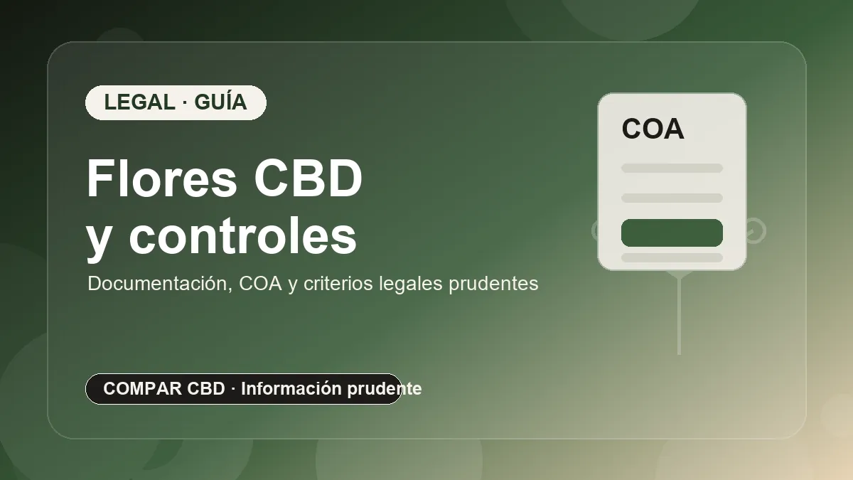 🌿 ¿Qué debes saber sobre las flores de CBD y los controles policiales?