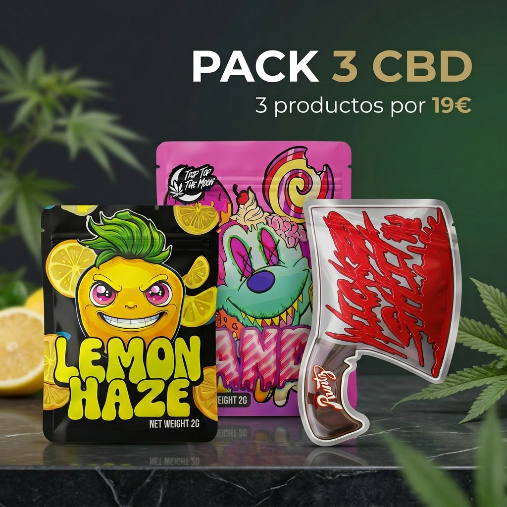Pack de bienvenida CBD: 3 productos premium por 19 euros