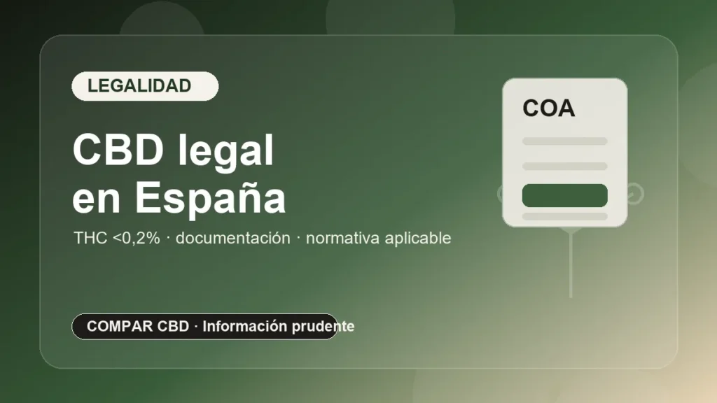 CBD legal en España — COMPAR CBD