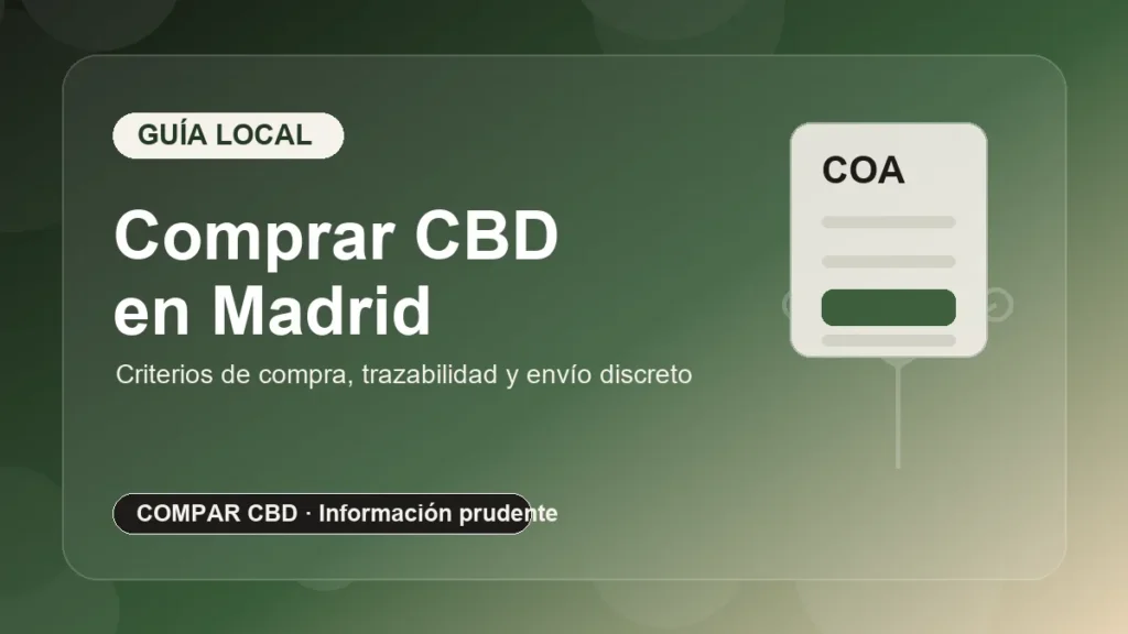 Comprar CBD en Madrid — COMPAR CBD