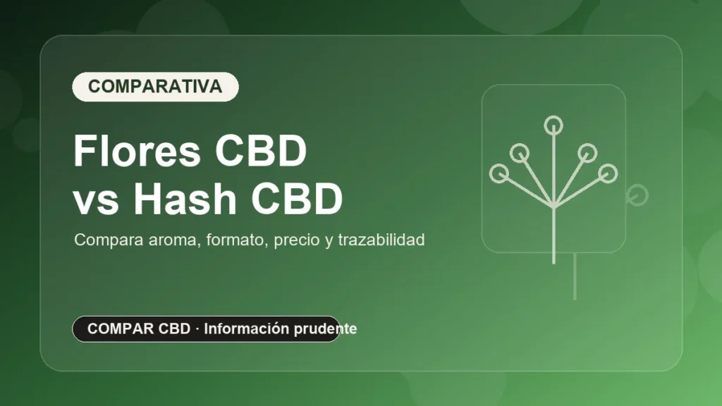 Flores CBD vs Hash CBD — COMPAR CBD