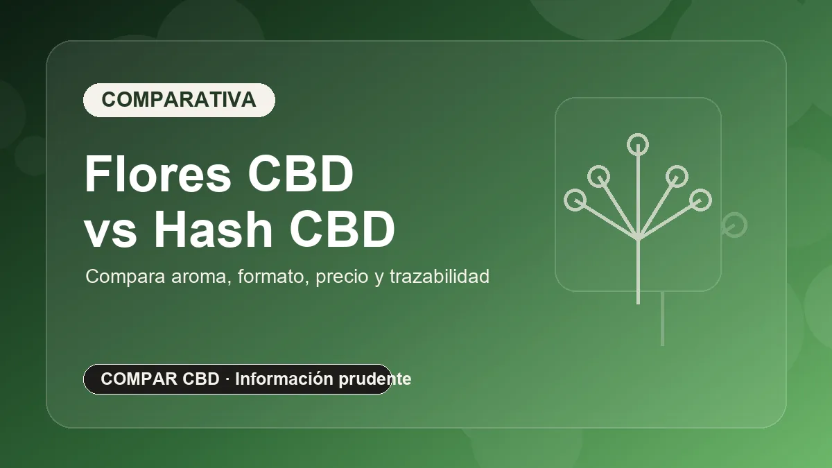 Flores CBD vs Hash CBD